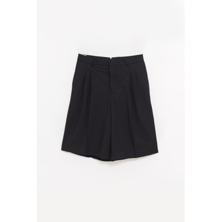 AMI NOIR WIDE BERMUDA SHORTS